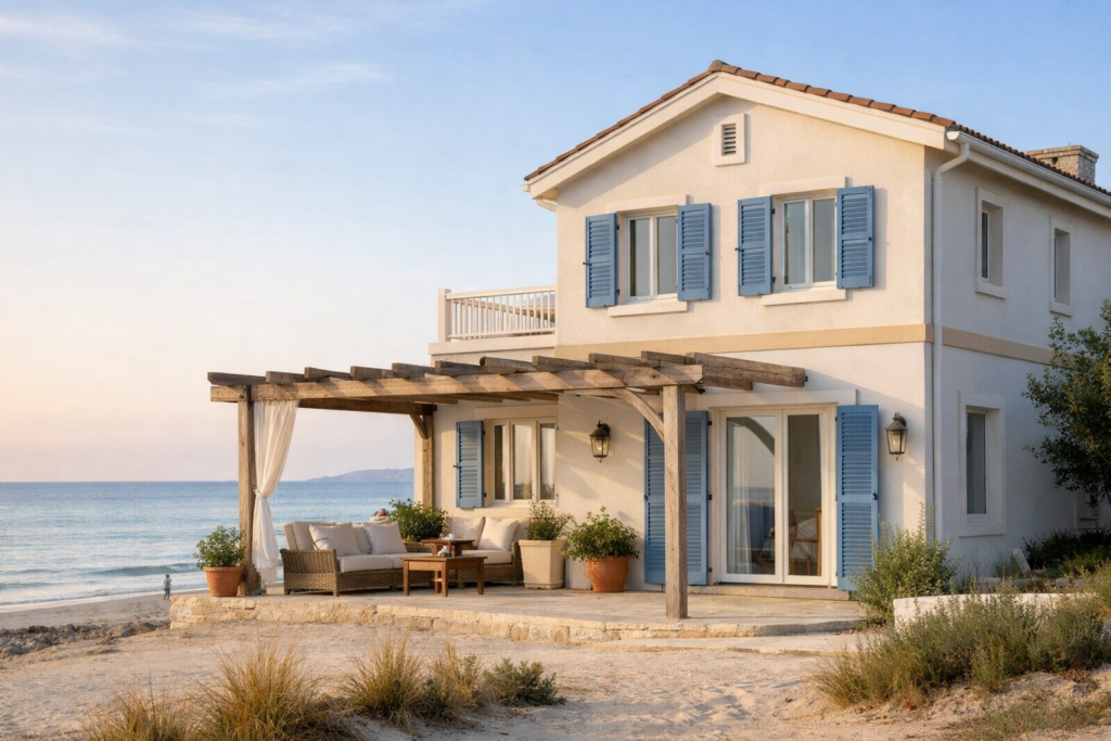 Ce culori sunt recomandate pentru o casă la malul mării?